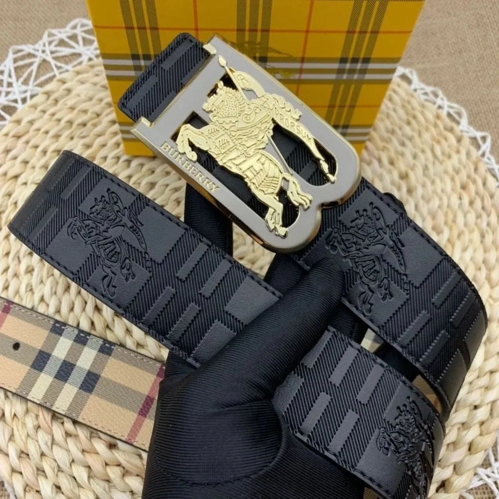 Leather Reversible Letter Belt