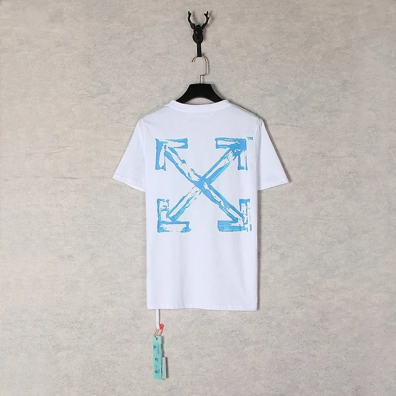 Off-White Blue Arrow Print T-Shirt — Photo 2
