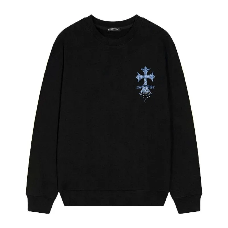 Cross Print Crewneck Sweatshirt — Photo 8