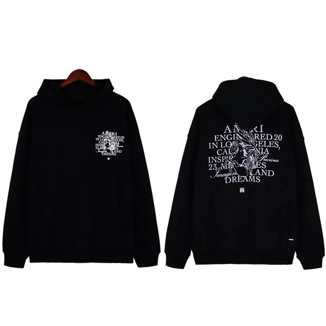 Letter Embroidered Hooded Sweatshirt — Photo 5