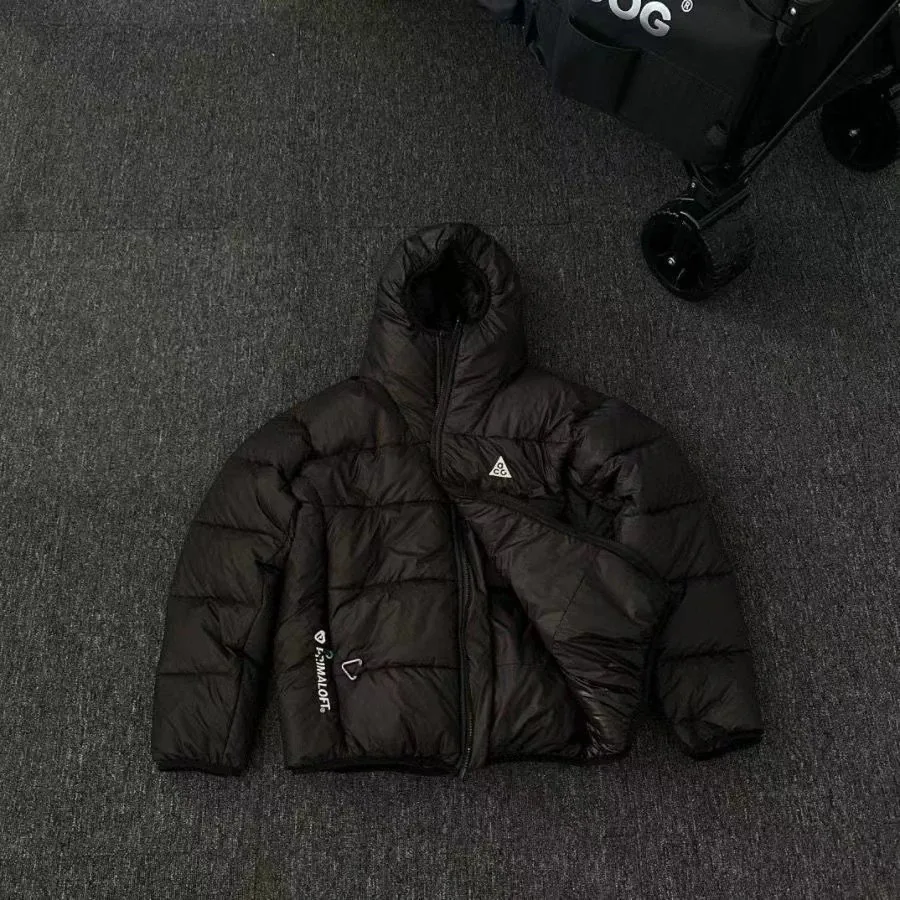 Embroidered Hooded Padded Jacket — Photo 6