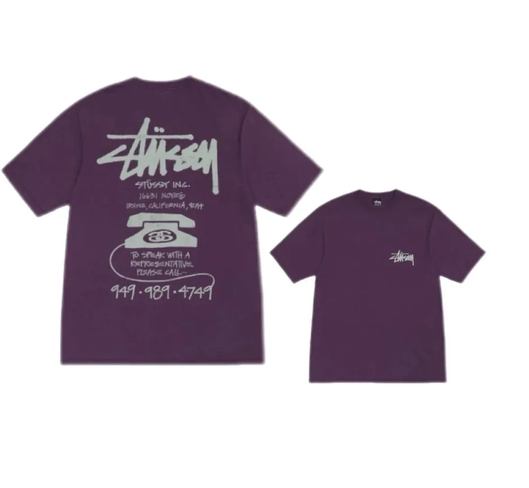 Stussy Script Logo T-Shirt — QC