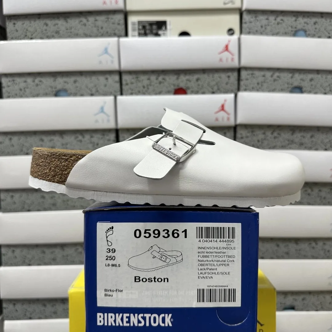 Boston Suede Leather Clog Slides — QC