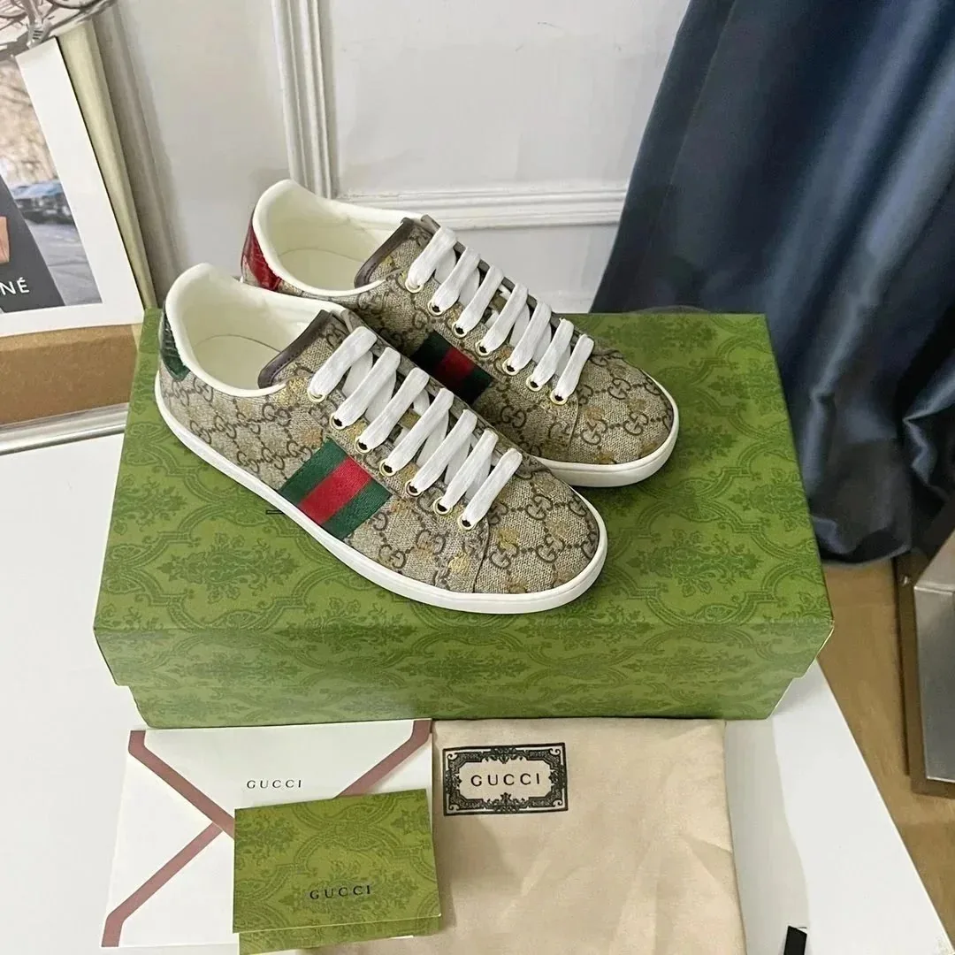 Gucci Ace Beige Retro Low-Tops — photo 10
