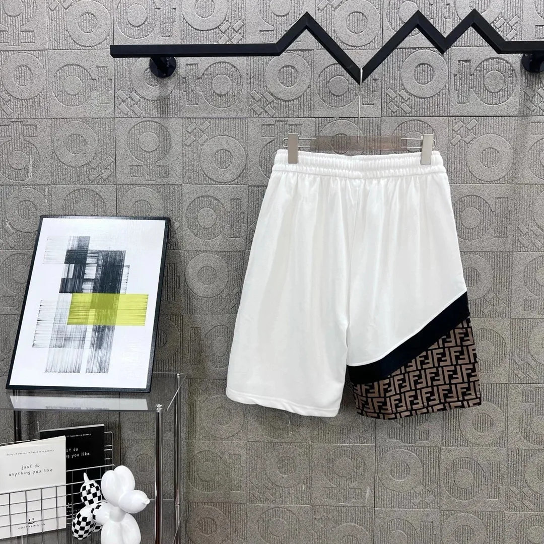Fendi Monogram Cotton Beach Shorts — Photo 2