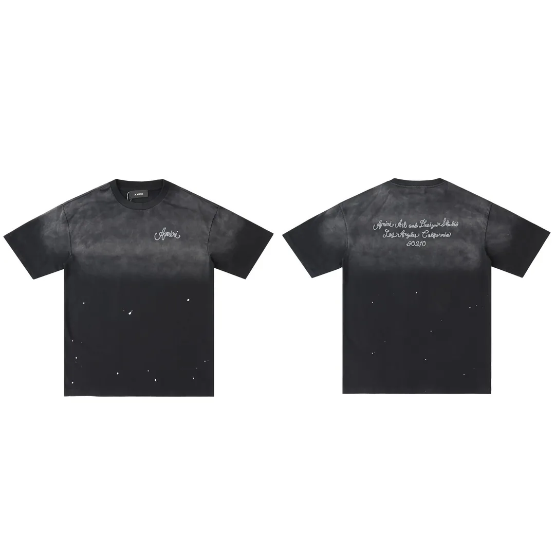 Amiri Washed Embroidered Cotton T-Shirt — photo 8