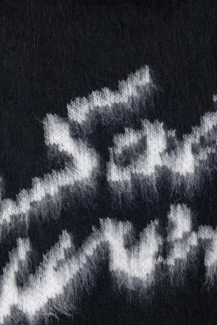 Signature Jacquard Mohair Sweater — QC