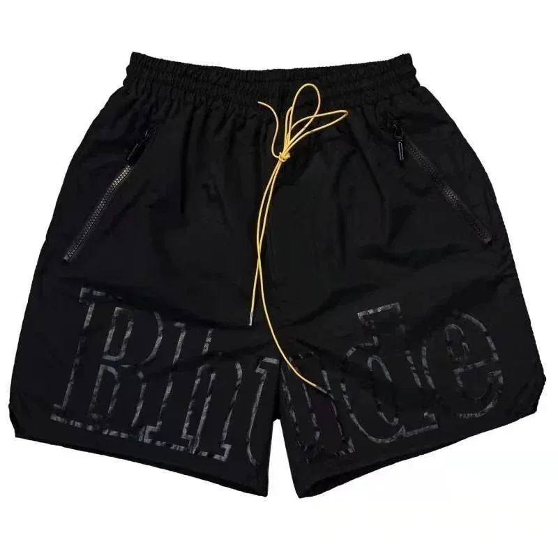 Colorblock Letter Mesh Shorts — QC