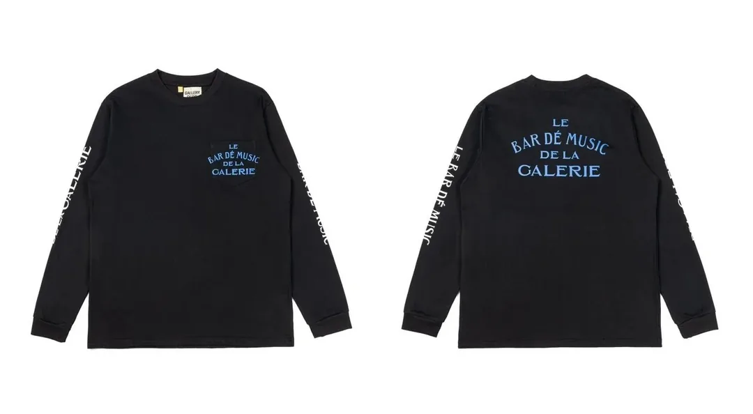 Gallery Dept Splatter Letter Hooded Hoodie — Photo 9