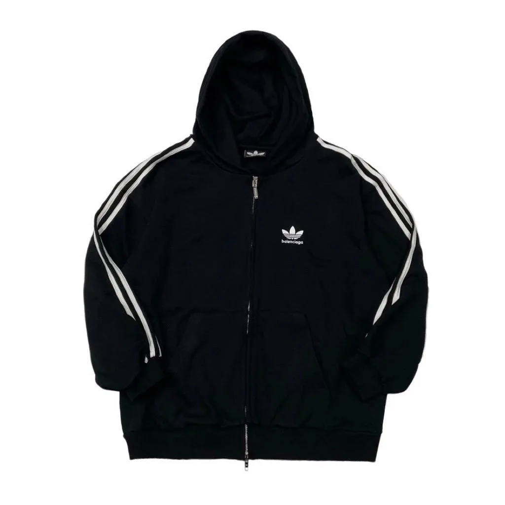 Balenciaga Three-Stripe Zip Hoodie — photo 10