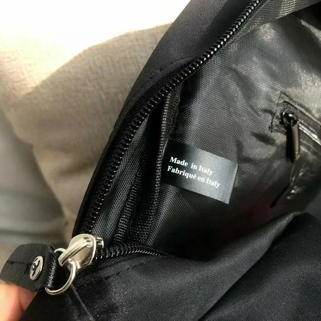 Black Nylon Backpack — Photo 3
