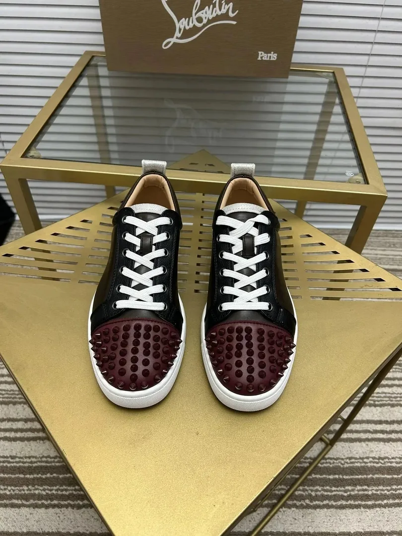 Christian Louboutin Black Low-Top Sneakers — QC