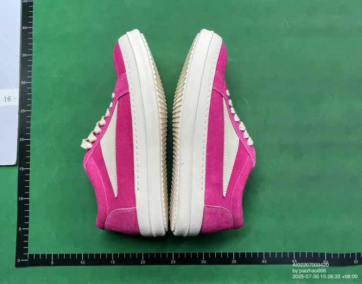 Rick Owens DRKSHDW Low White Sneakers — Photo 13