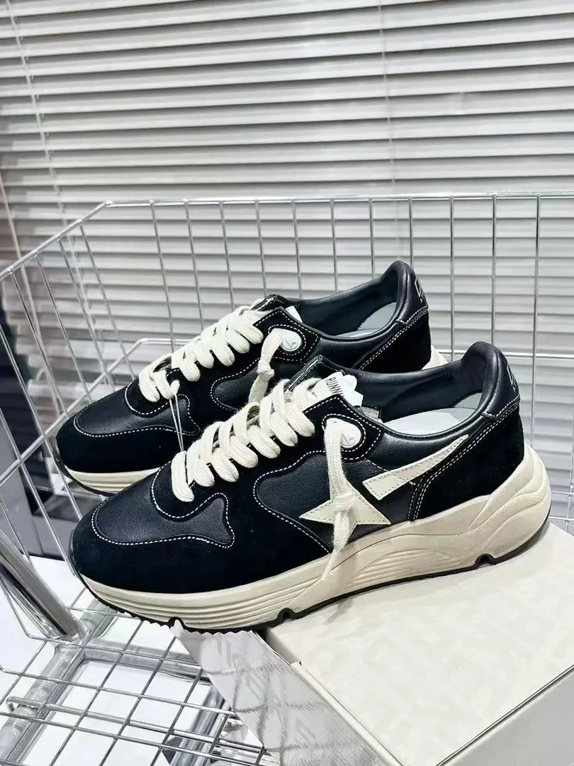 Golden Goose Dad-Star Black White D-Star Runners