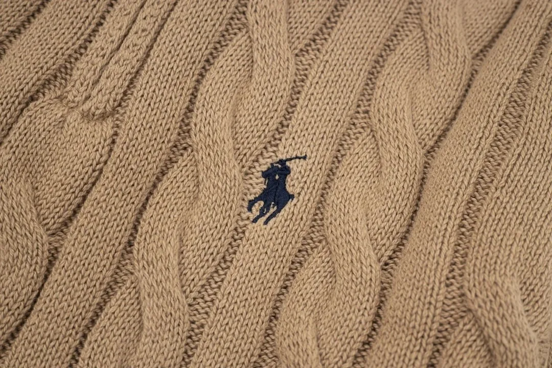 Half-Zip Cable Knit Sweater — photo 5
