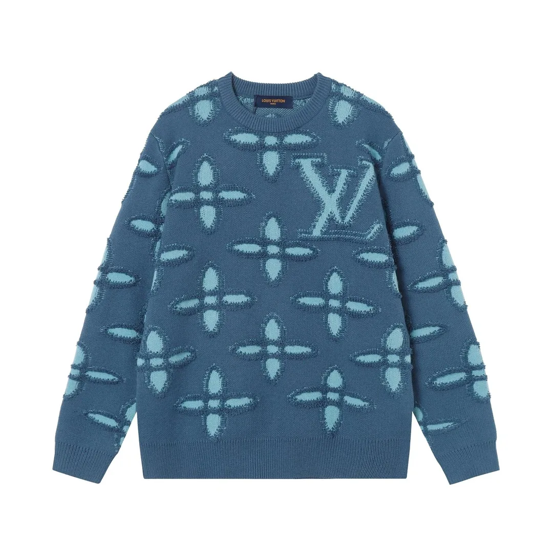 Patterned Knit Sweater — Photo 13