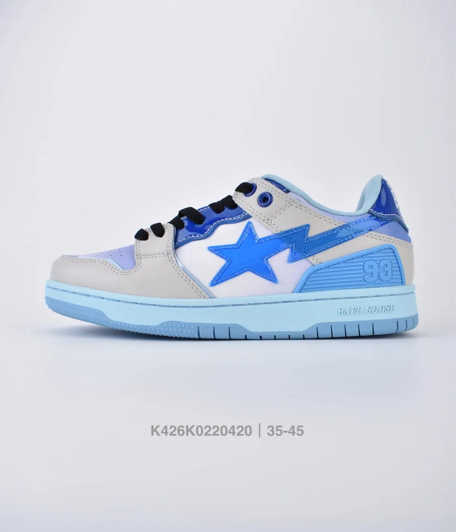 Bape SK8 Sta Purple Suede Meteor Low-Tops — photo 2