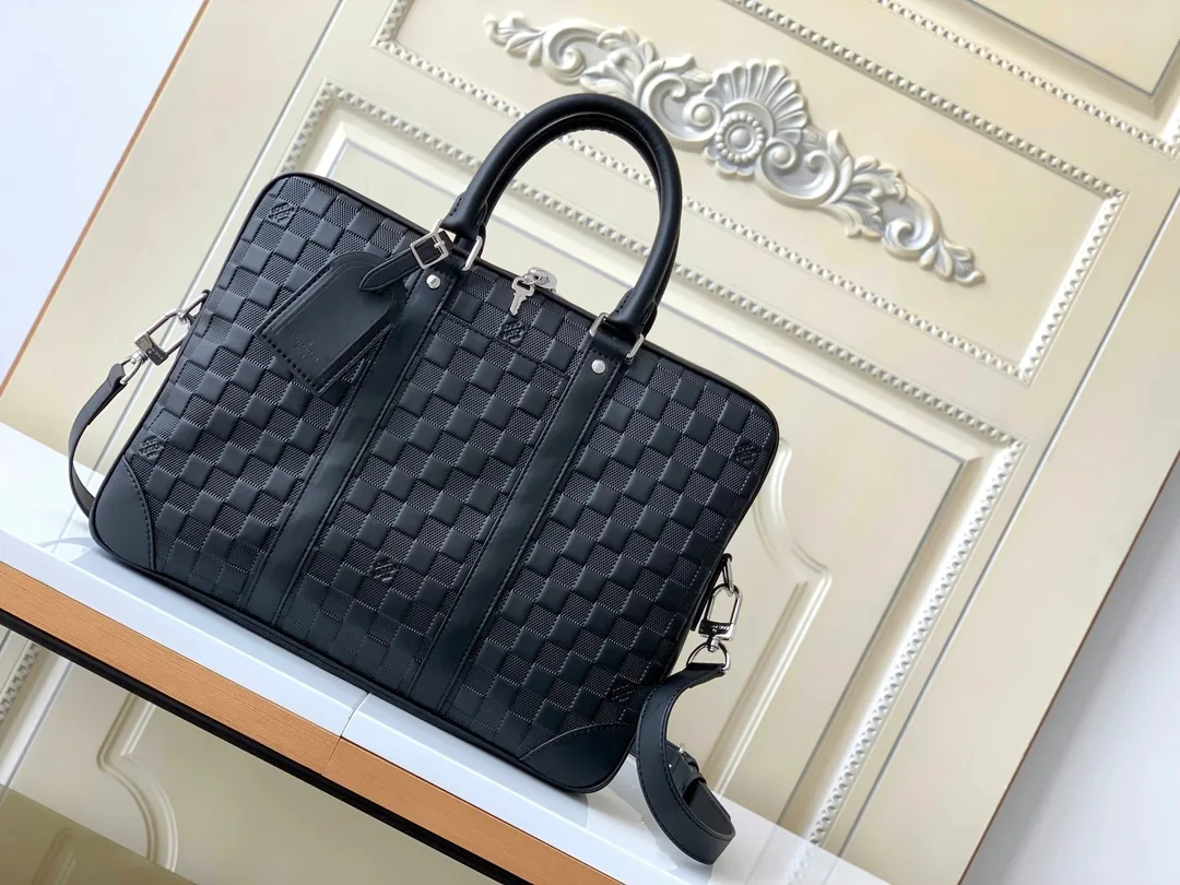 Louis Vuitton Black Monogram Briefcase — Photo 2