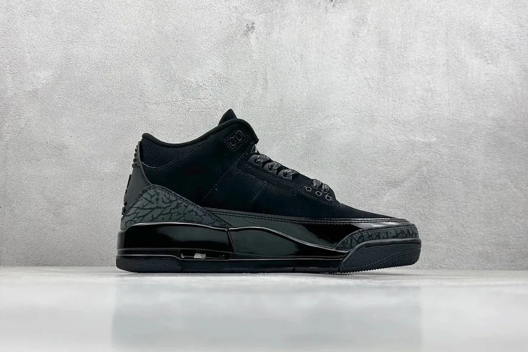 Grey Jordan 3 Black Cat — QC