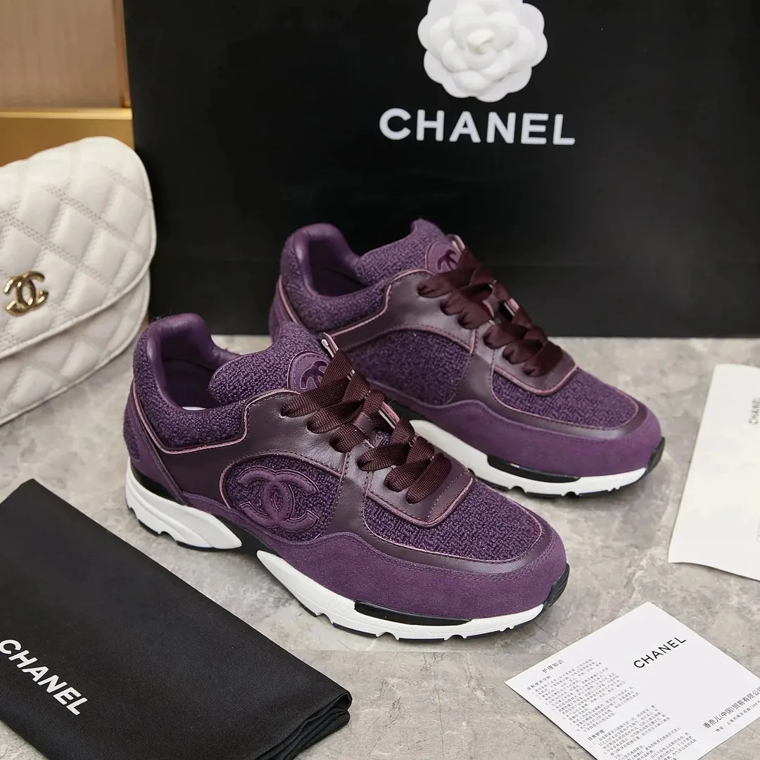 Chanel White Sneakers — QC
