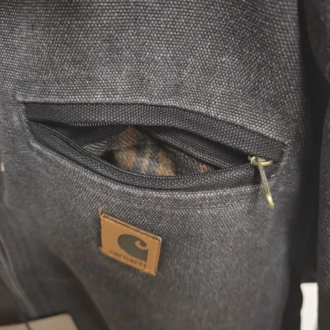 Carhartt Washed Denim Work Jacket — photo 7