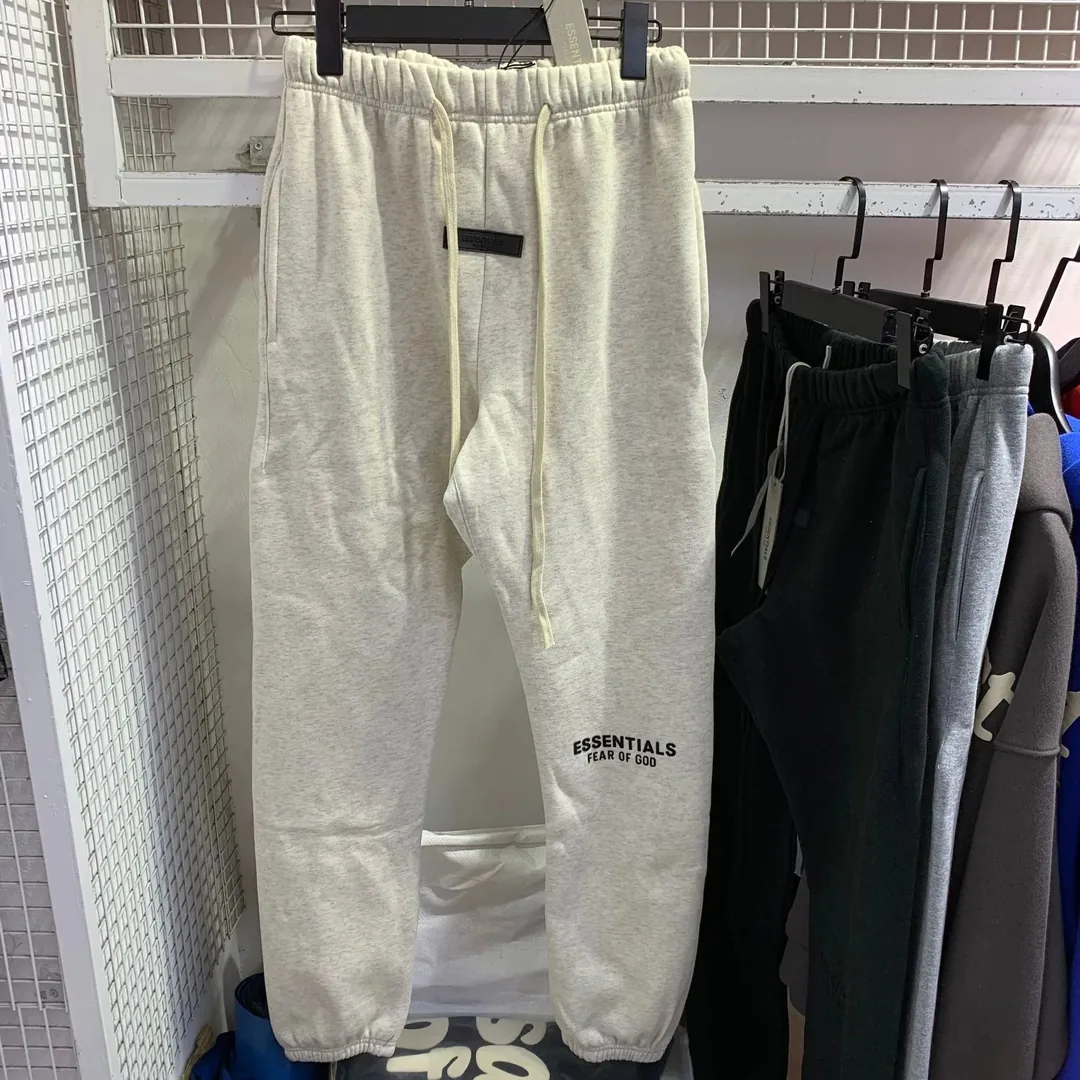 Essentials Flocked Print Fleece Hoodie — QC