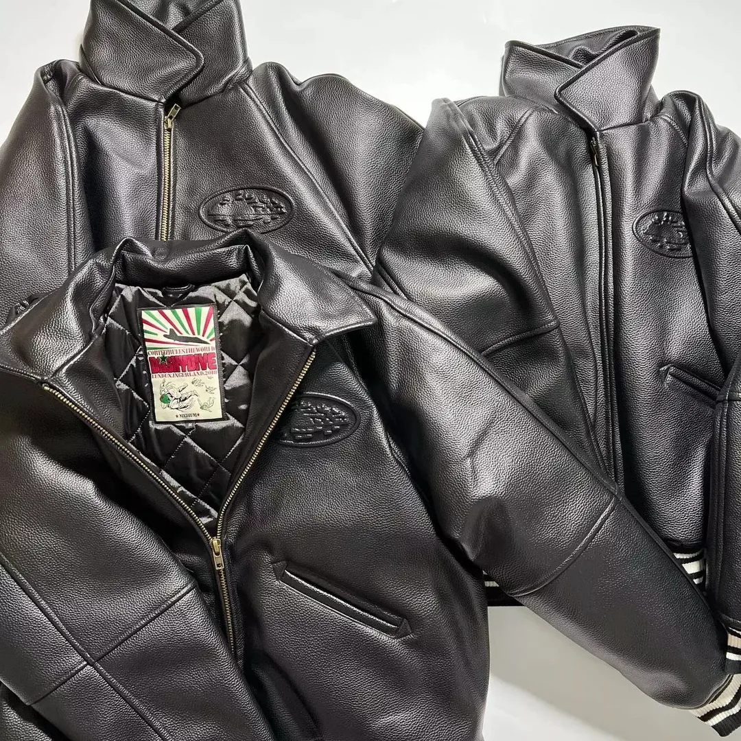 Corteiz Leather Jacket