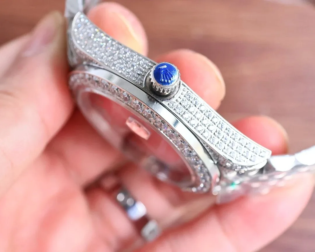 Full Diamond Custom Watch — QC