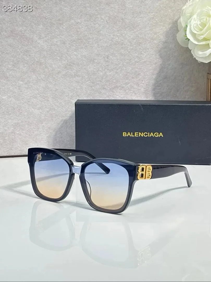 Balenciaga BB Logo Oversized Sunglasses