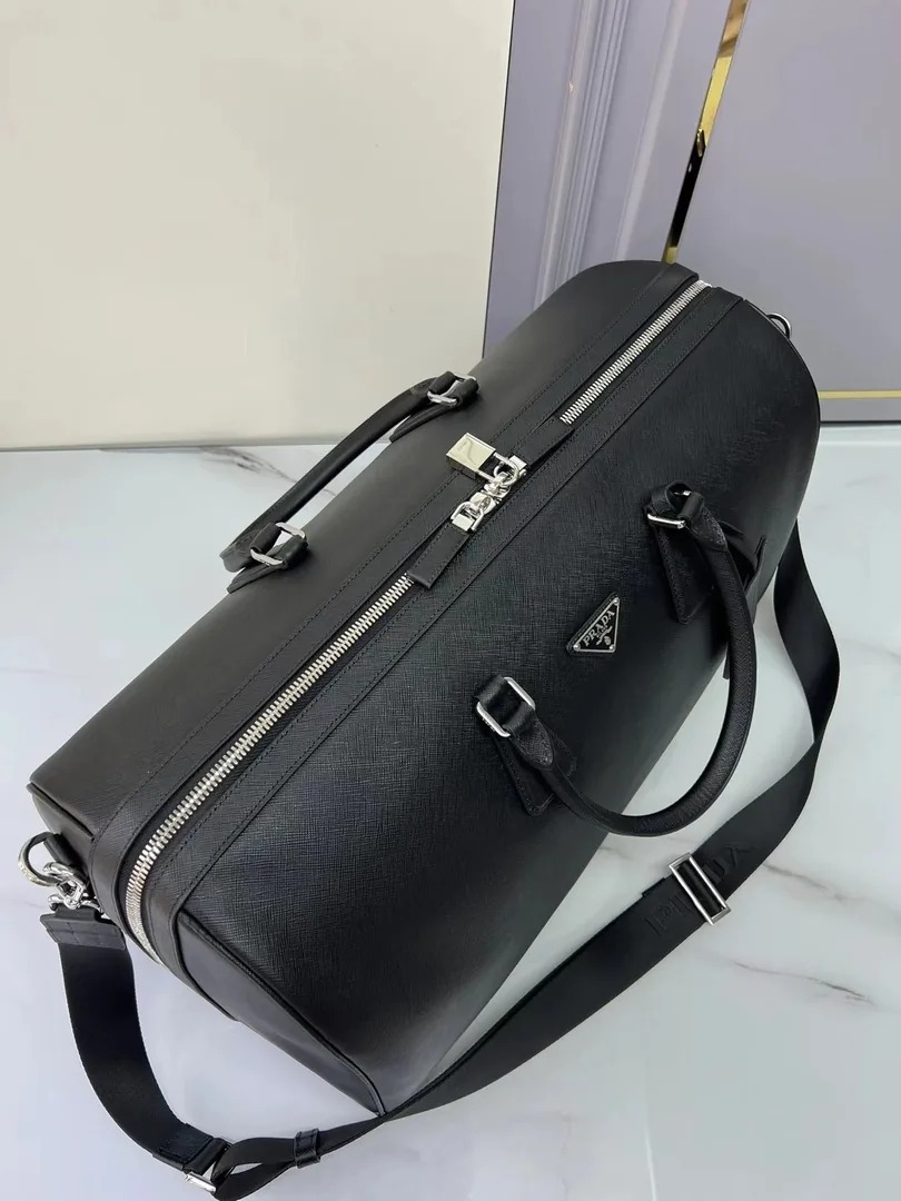 Prada Saffiano Leather Travel Bag — photo 5