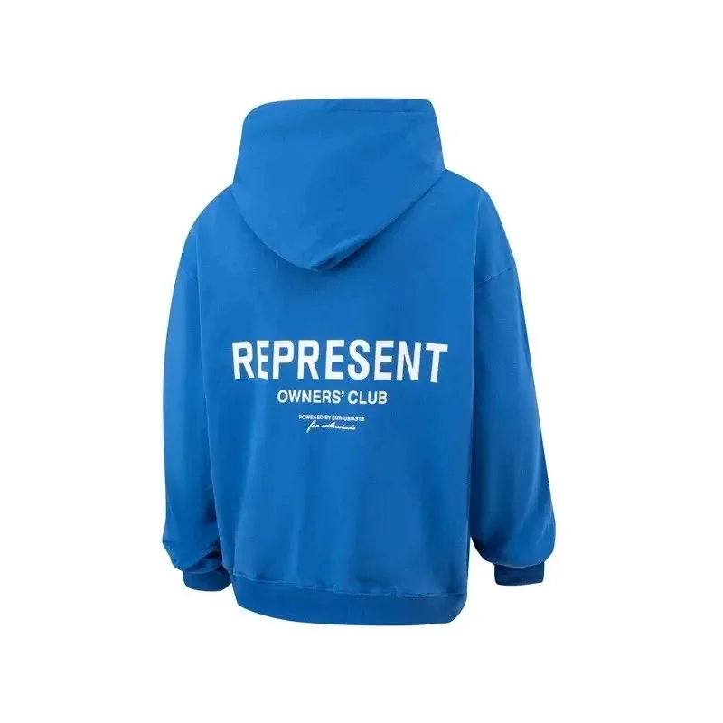 Represent Logo Print Hooded Hoodie — Photo 4