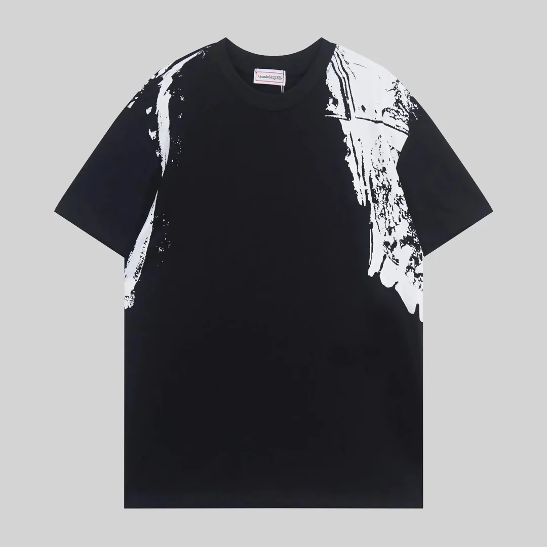 Letter Graffiti Print T-Shirt — QC