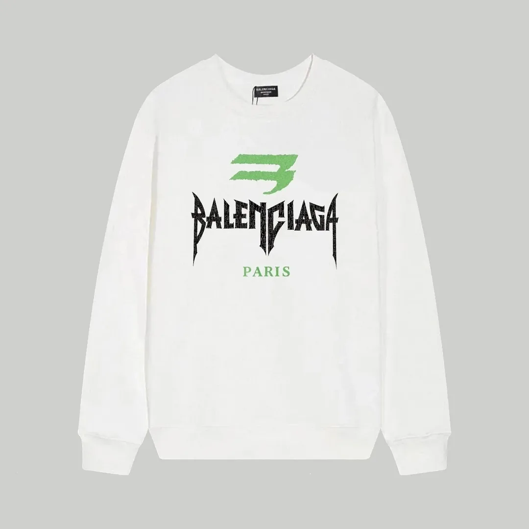Balenciaga Paris Logo Crewneck Sweatshirt — Photo 7