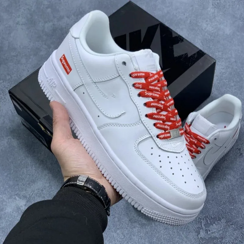 Nike Air Force 1 White Leather — QC