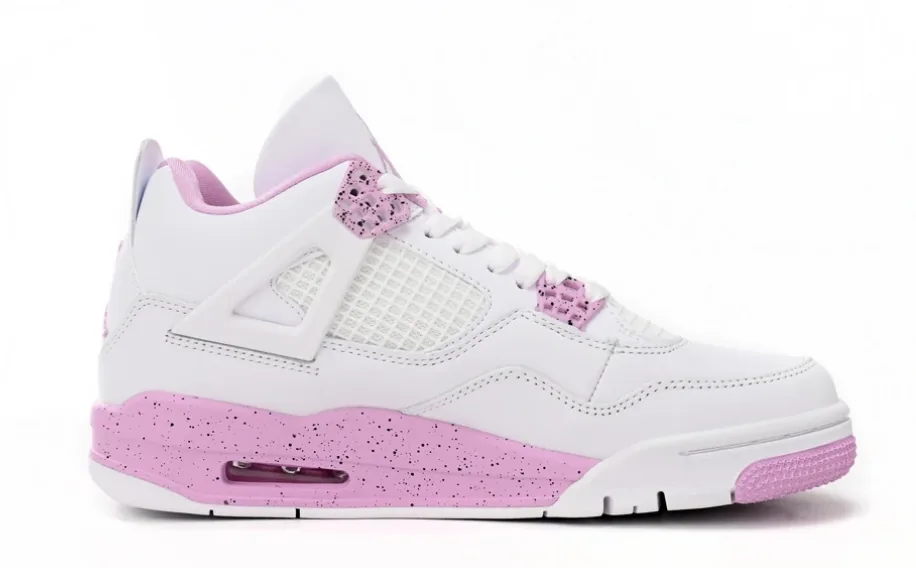 Pink Air Jordan 4 Sneakers — Photo 6