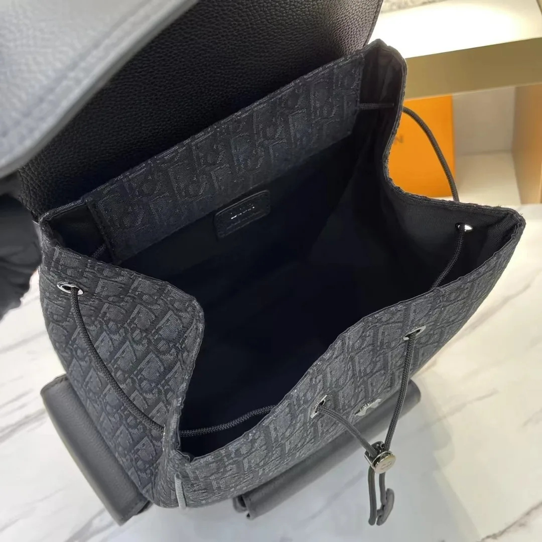 Dior Oblique Saddle Backpack — QC