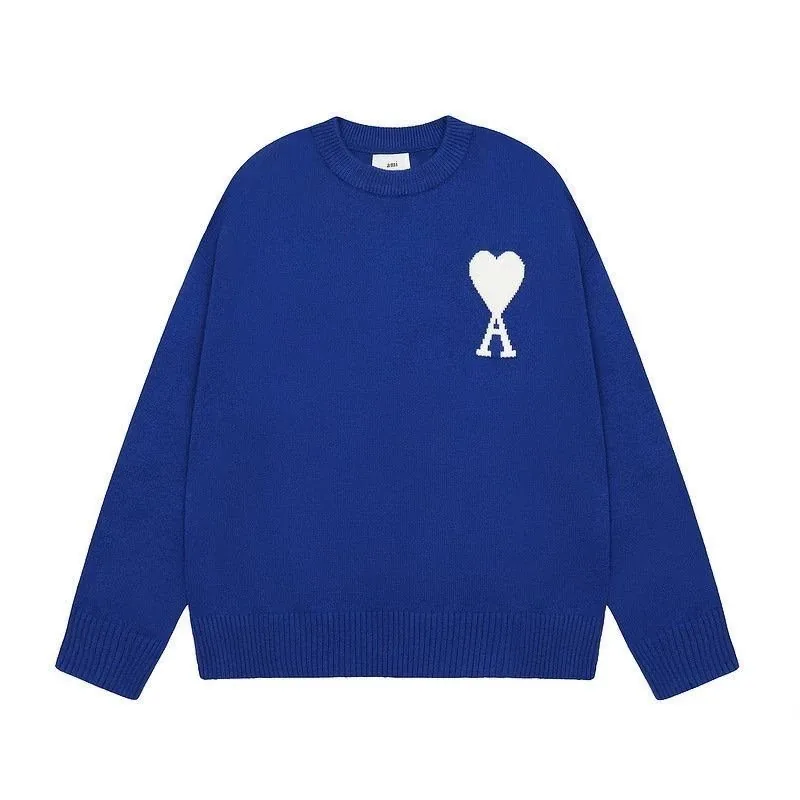 Ami Paris Heart Jacquard Crewneck Sweater — photo 5