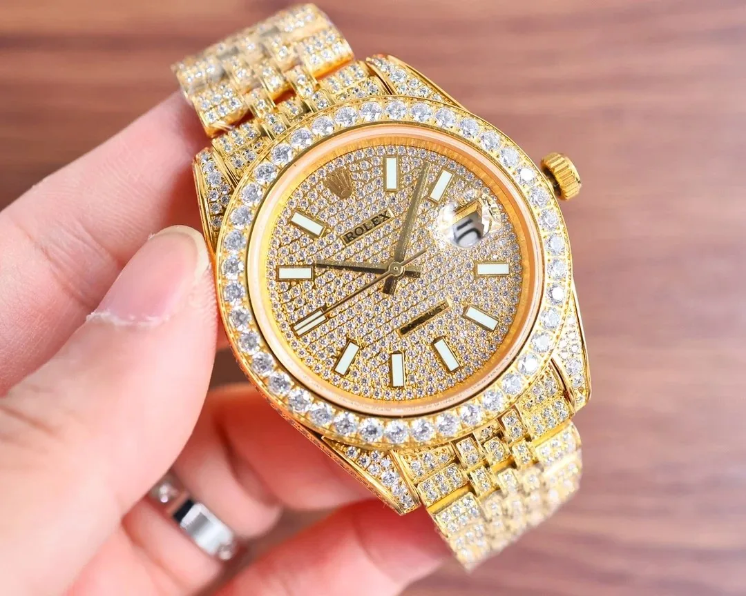 Full Diamond Custom Watch — QC