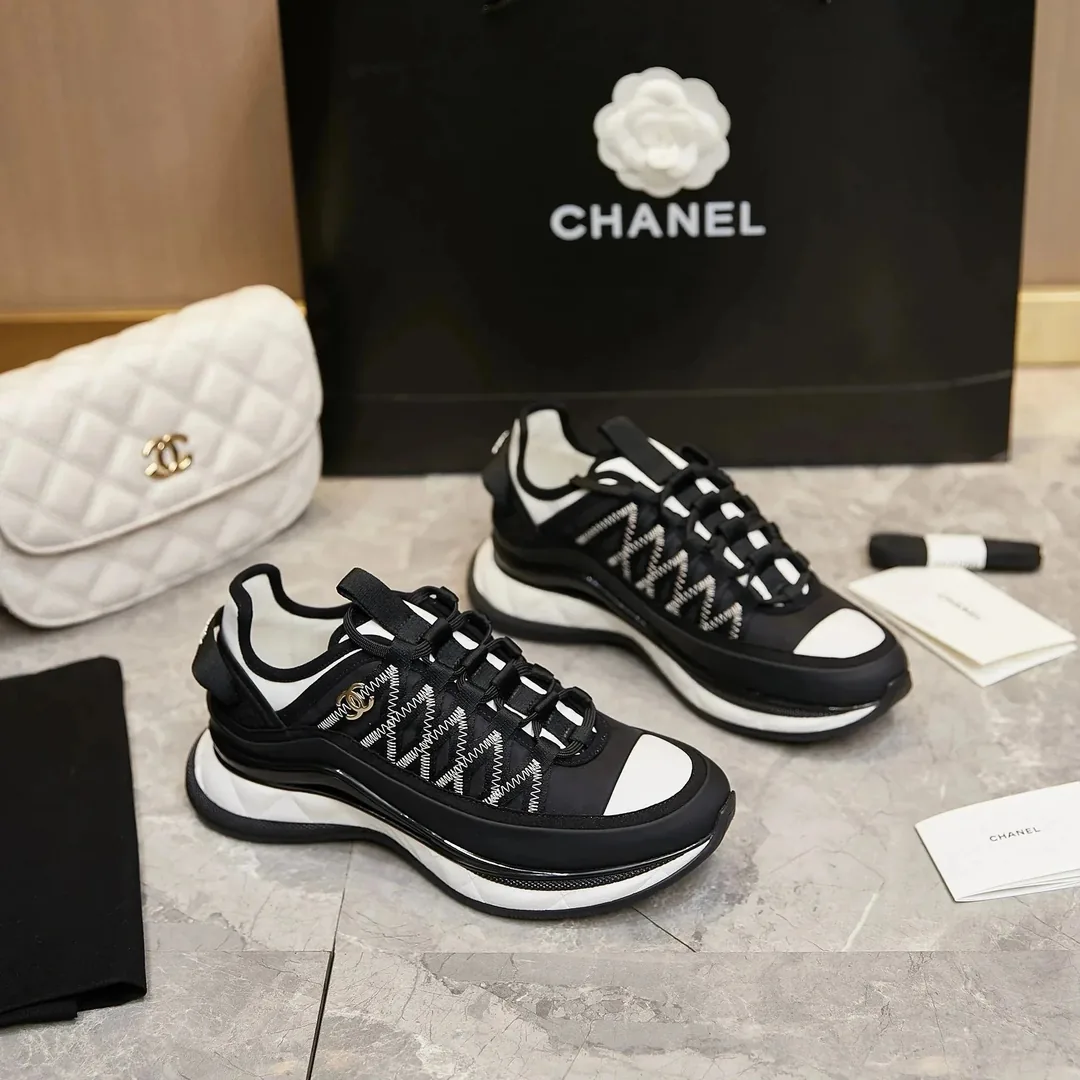 Chanel White Sneakers