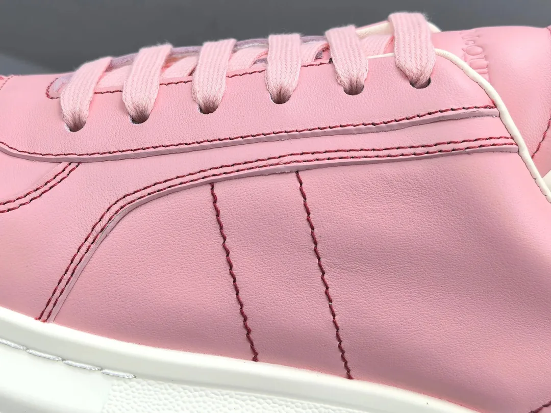 Alexander McQueen Oversized Sneaker Beige Calfskin Round-Toe — photo 6