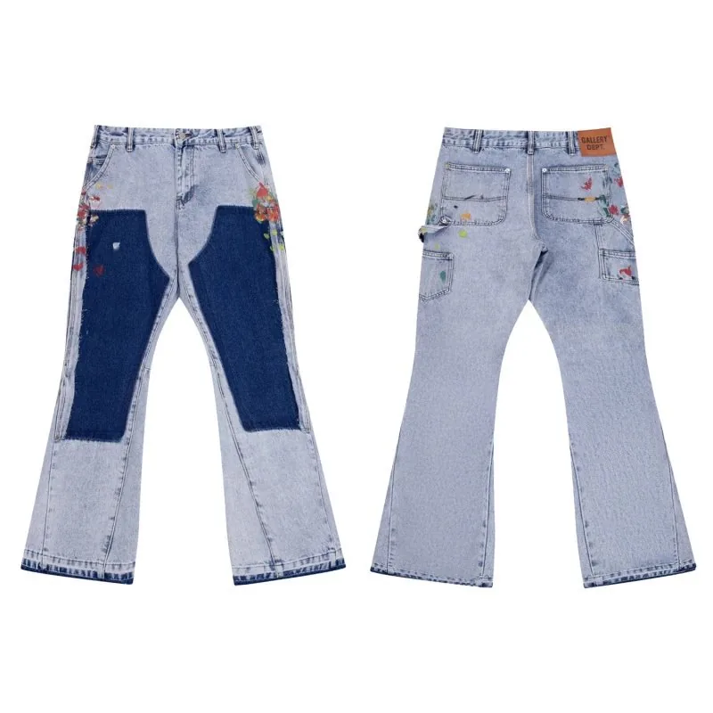Gallery Dept Washed Blue Flare Jeans