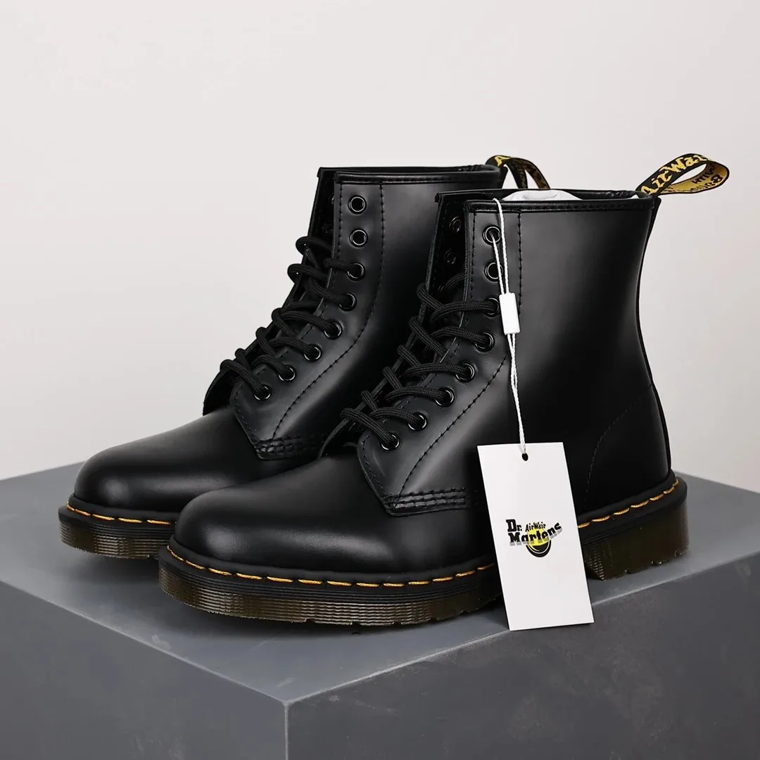 Dr. Martens 1460 Dr. Black Leather Sneakers — QC