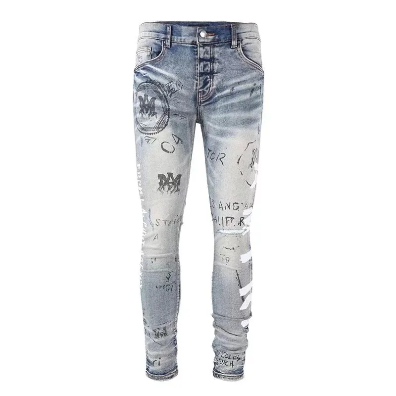 Amiri Distressed Denim Jeans Collection — Photo 10