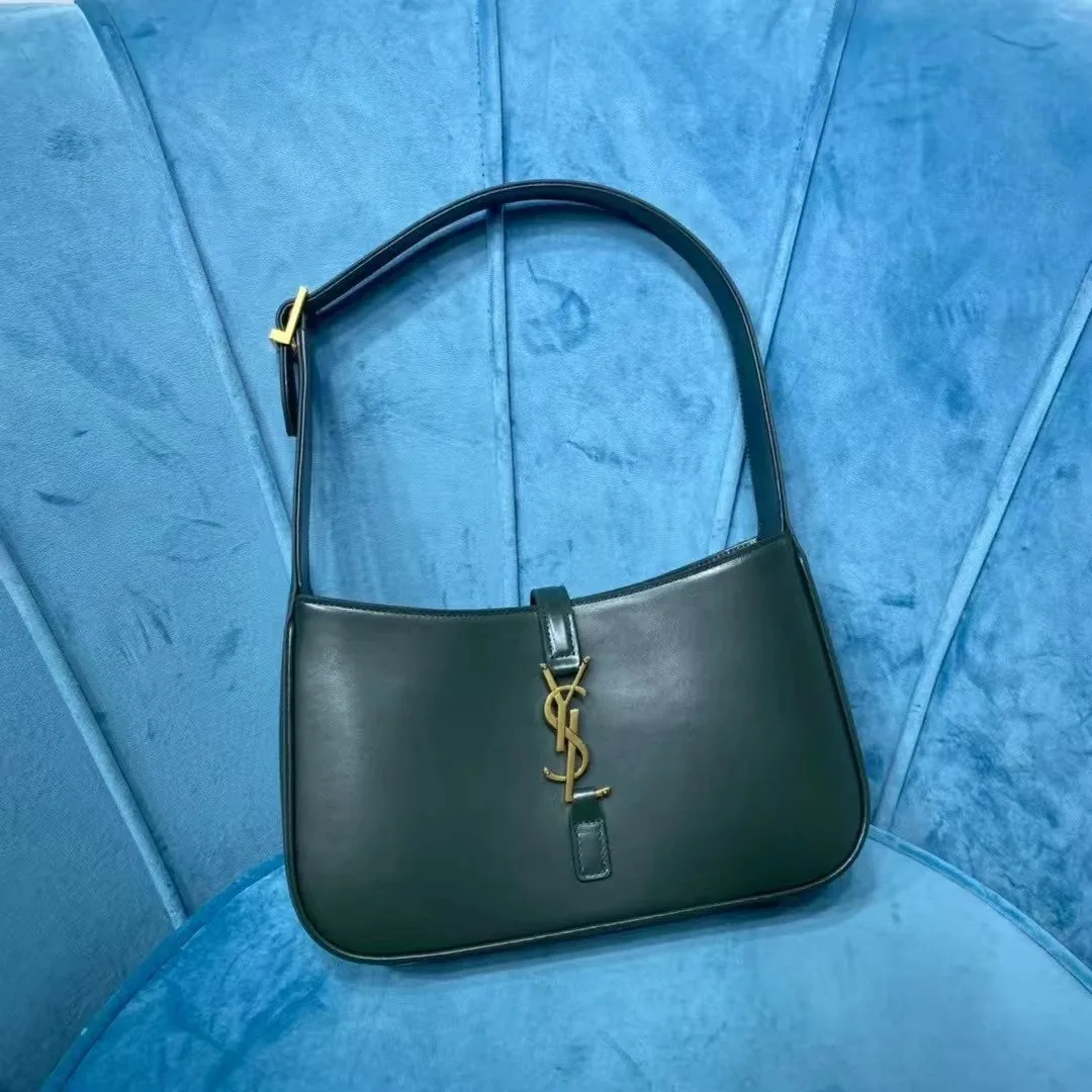 Saint Laurent Leather Shoulder Bag — QC