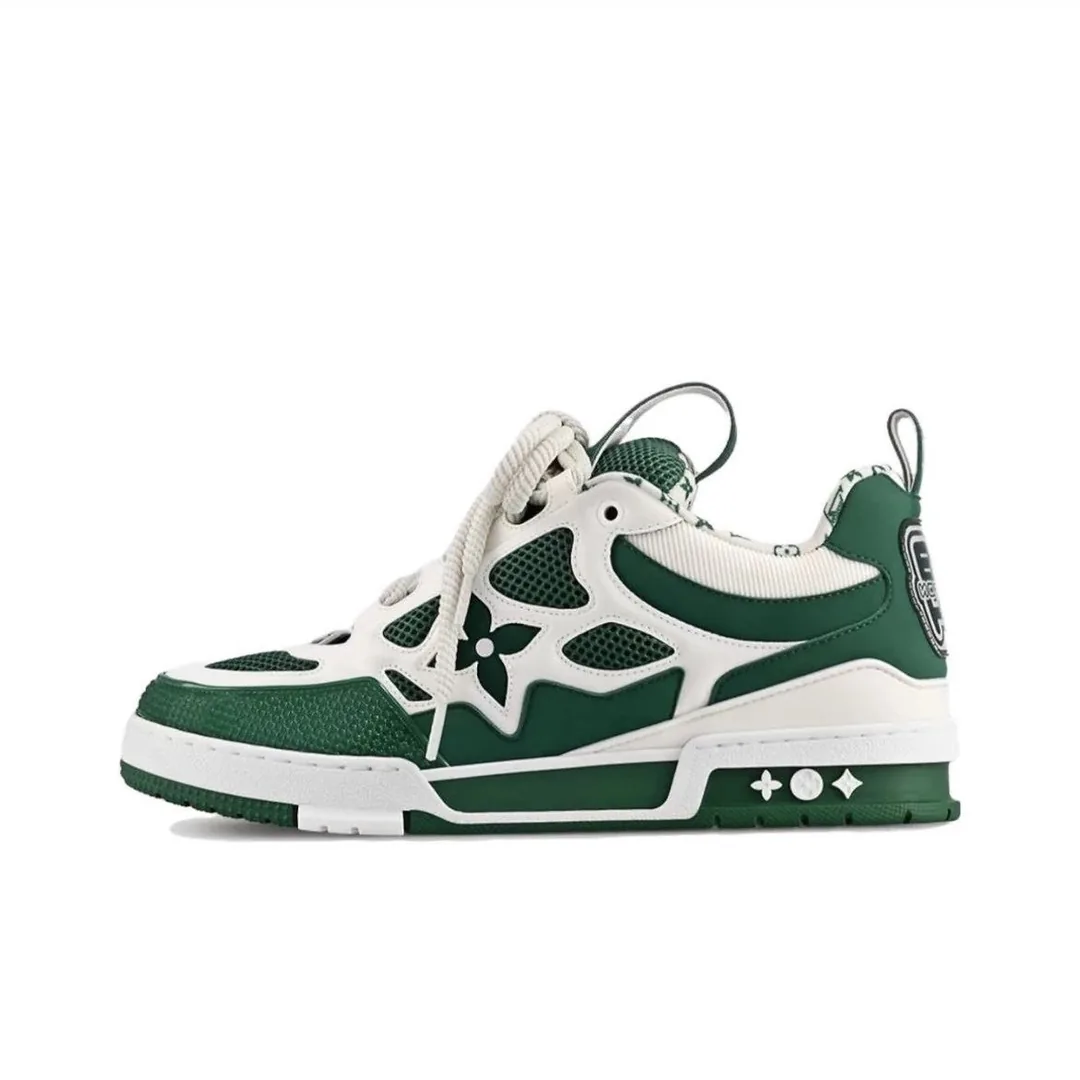 Louis Vuitton LV Trainer Red White Skate Shoes — Photo 15