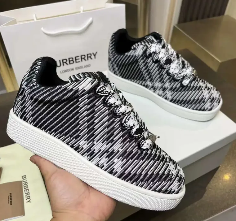 Burberry Vintage Check Sneaker White Athletic Sneakers — Photo 13