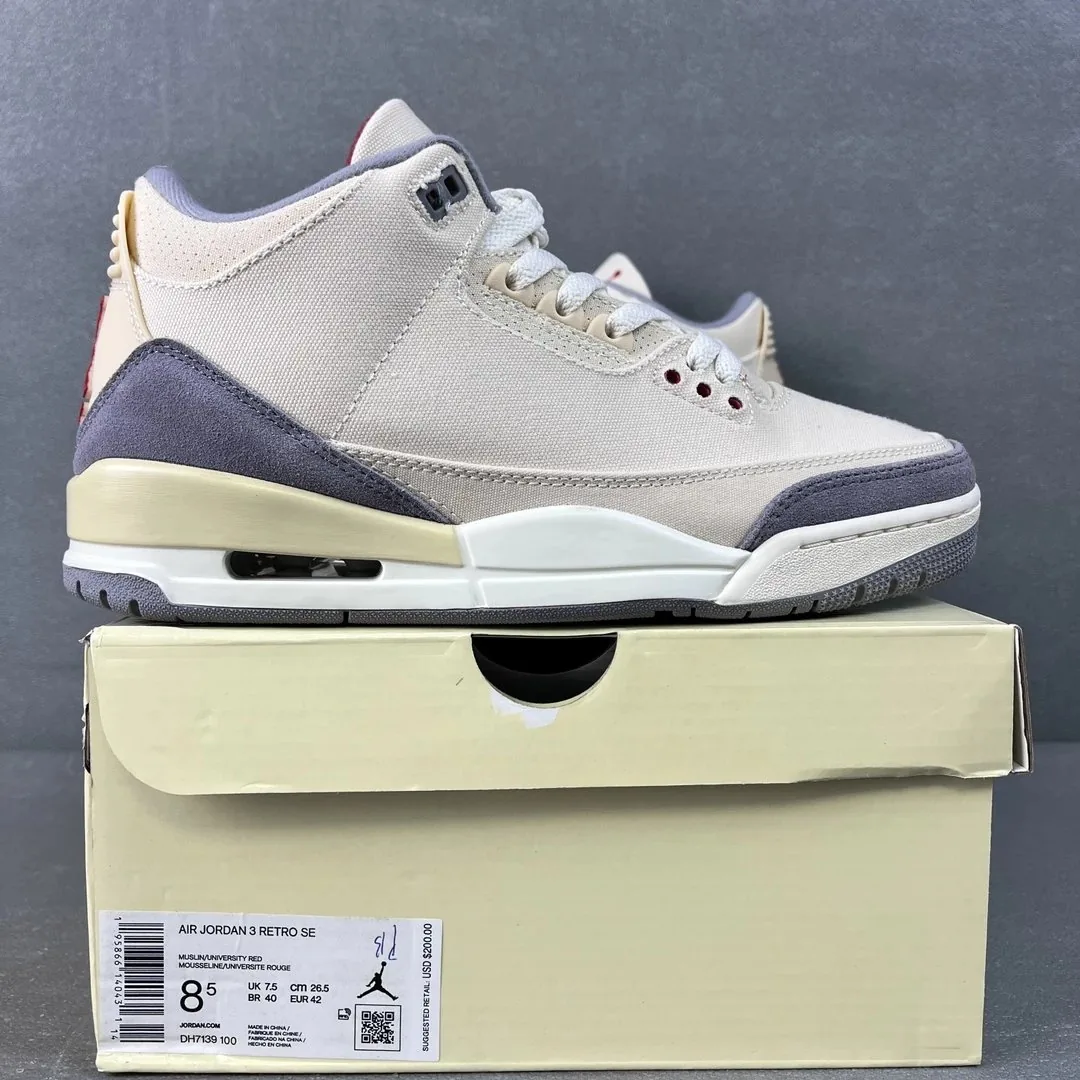 Air Jordan 3 White Trainers — QC