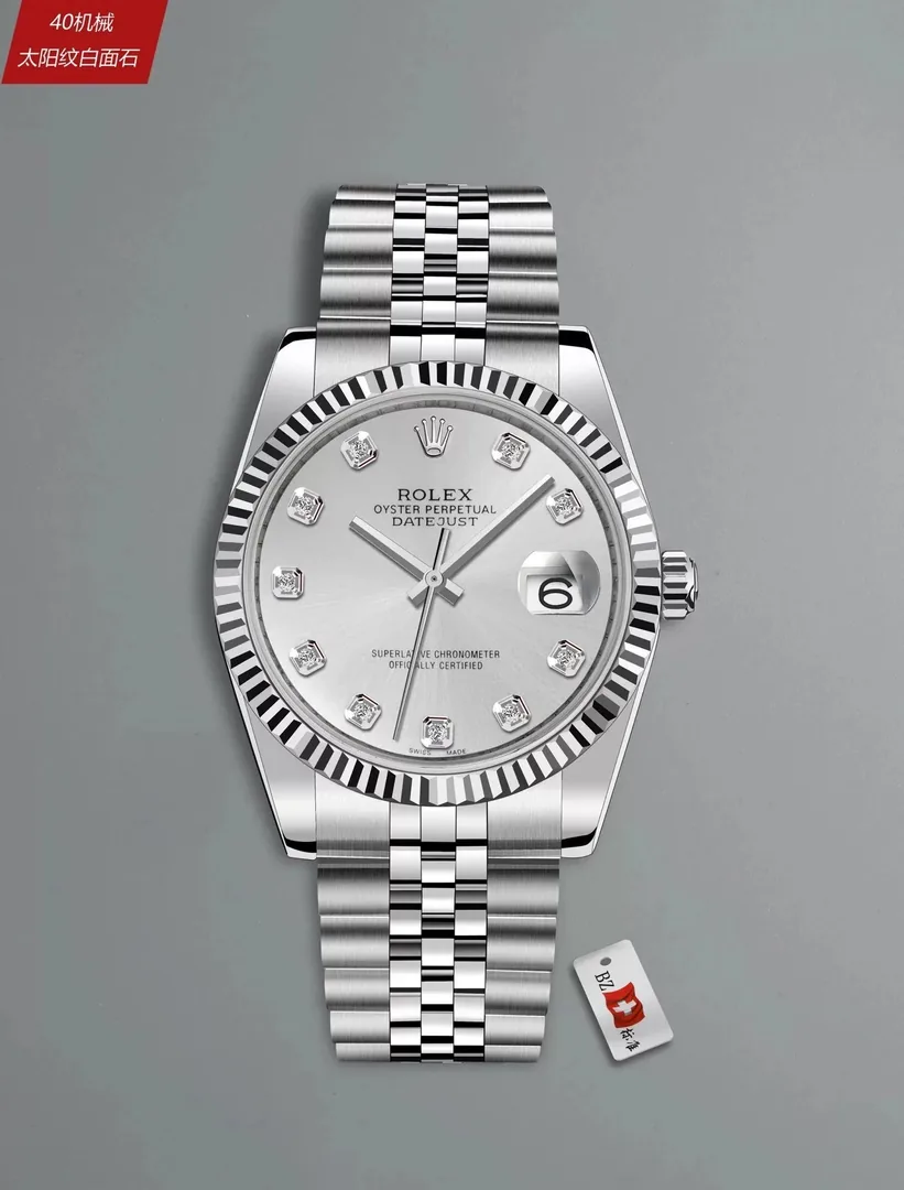 Rolex Datejust Rose Gold Diamond Bezel Watch — Photo 6