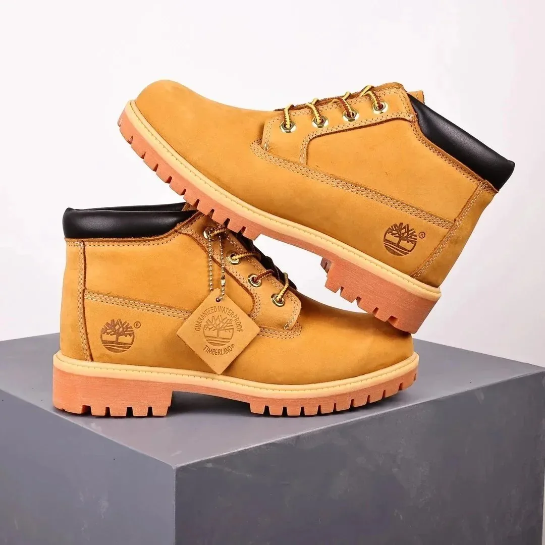Louis Vuitton LV x Timberland 6-Inch Boot Yellow Lace-Up Boots — Photo 5