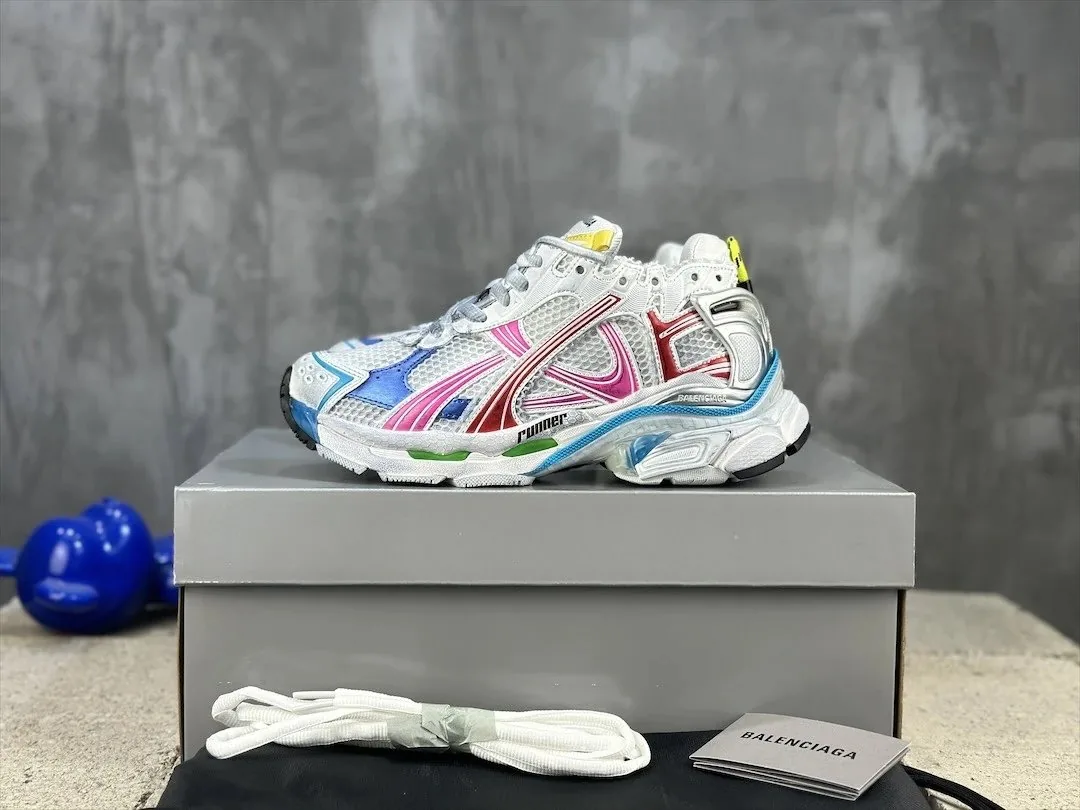 Balenciaga Black 7.5 Track Runners — QC